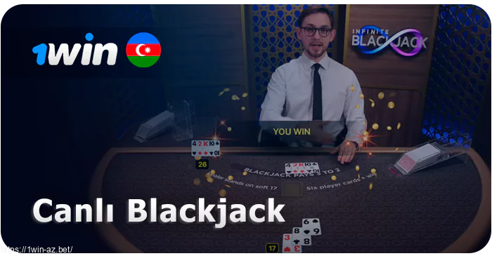 1Win-də canlı blackjack oyunları - Tək göyərtəli Blackjack, Amerika Blackjack və s