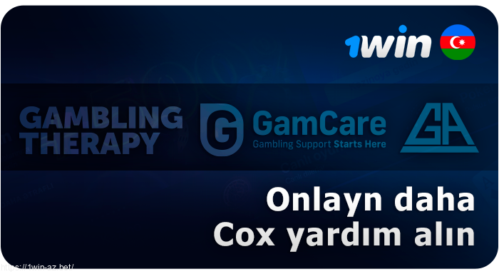 1Win-dən asılı olan oyunçulara kömək etmək üçün xidmətlər