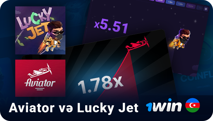 1win Kazinosunda azərbaycanlı oyunçular üçün crash oyunları