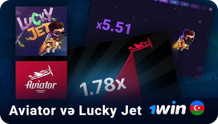 1win Kazinosunda azərbaycanlı oyunçular üçün crash oyunları