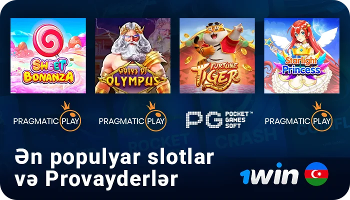 1win Kazinosundakı ən yaxşı slotlar – aparıcı provayderlər
